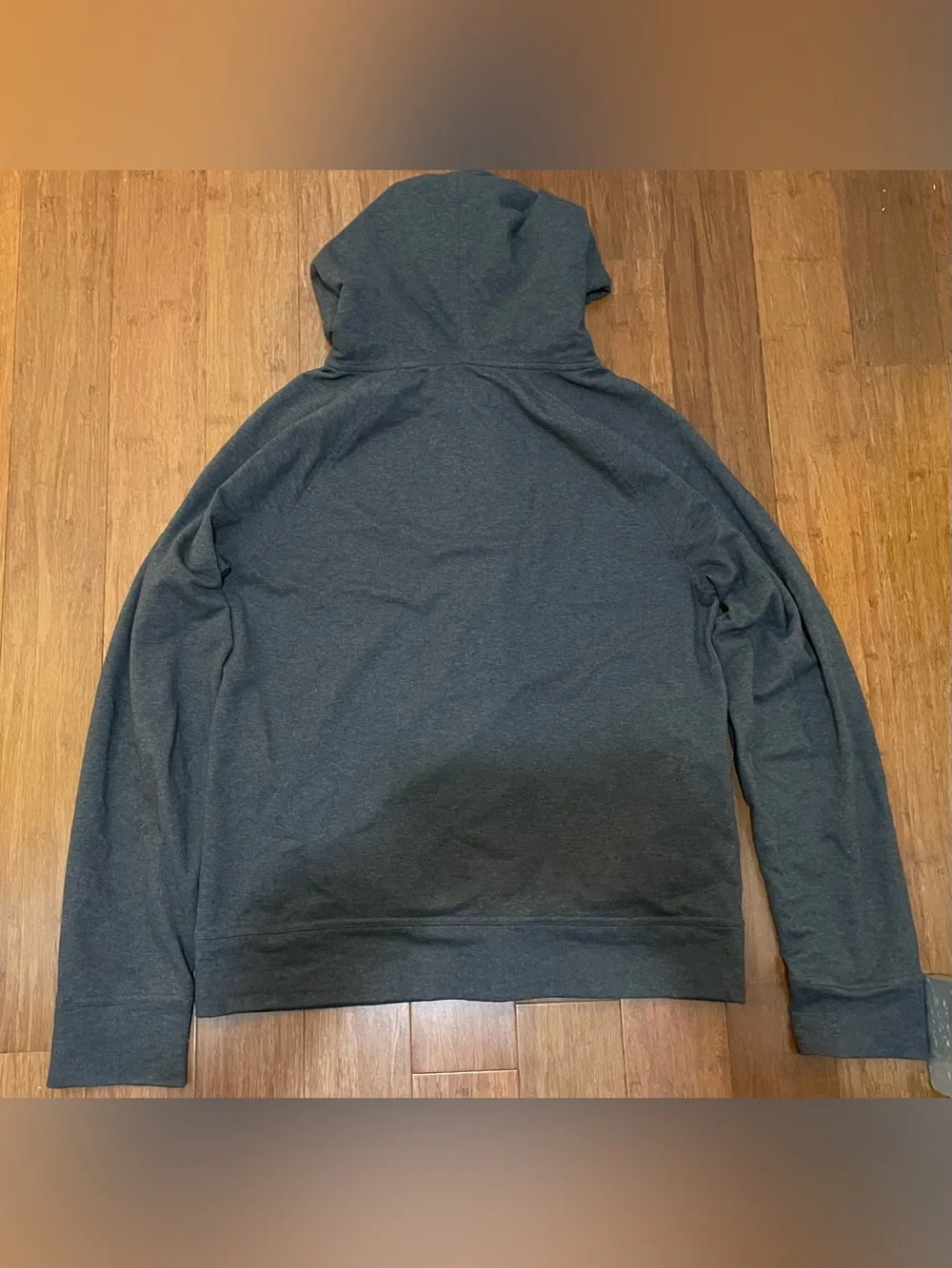 Pact Hoodie Full Zip Mens M Charcoal Gray Organic Cozy Soft